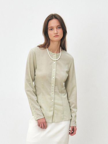 TFS Pleats Button Blouse - MOHAN - Modalova