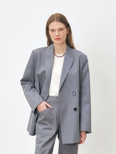 TFS Double Loose Fit Blazer (Grey) - MOHAN - Modalova