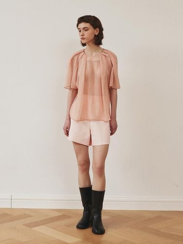 CHIFFON BLOUSE PINK - GIEMAR - Modalova