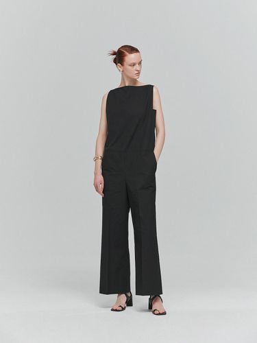 Cotton Casual Jumpsuit _ Black - L’H.A.S - Modalova