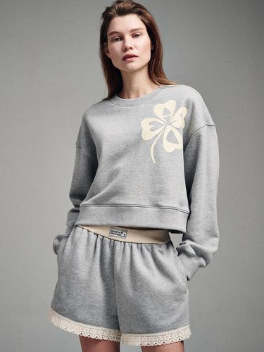 Cropped Sweatshirt Clover MARDI - MARDI MERCREDI - Modalova