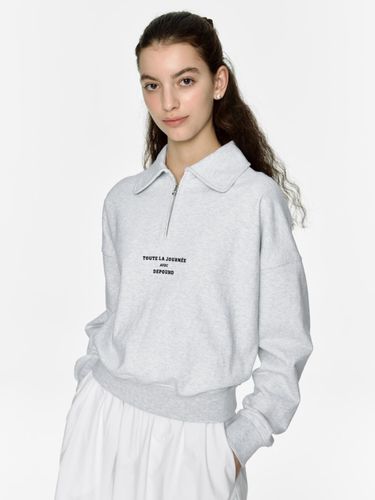 Collar Zip-Up Sweatshirts - DEPOUND - Modalova