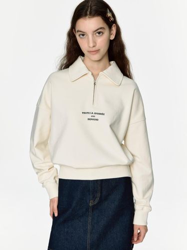 Collar Zip-Up Sweatshirts - DEPOUND - Modalova