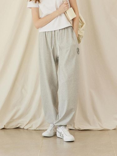 Moment Cool Cotton Needlework Jogger Pants - mellurbane - Modalova