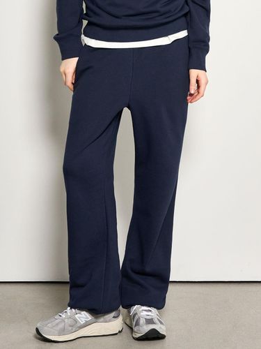 Essential Cozy Sweat Jogger Pants_Navy - GENERAL IDEA - Modalova