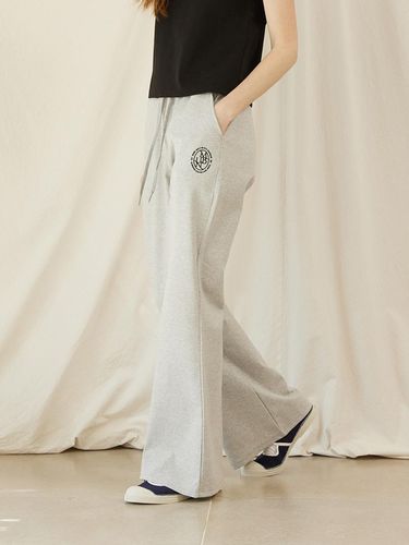 Moment Cool Cotton Needlework Bootcut Pants - mellurbane - Modalova