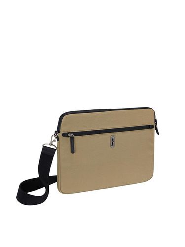 Hey Pass Laptop Cross Bag_Beige - vunque - Modalova