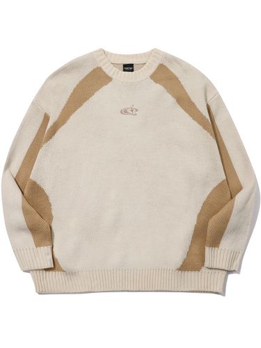 Star Line Block Pullover Sweater - CPGN - Modalova