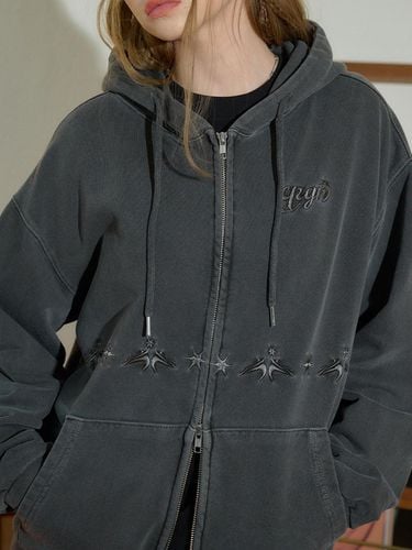 Star Pigment Hooded Zip-Up _ - CPGN - Modalova