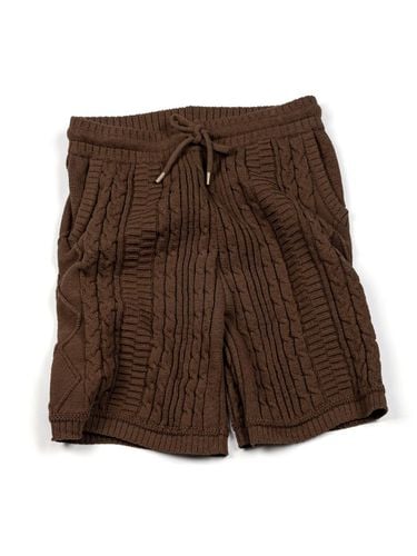 Seeping New Town Cable Knit Shorts - IOEDLE - Modalova