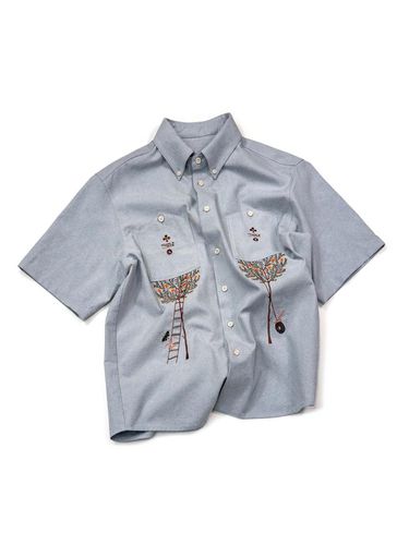 Root House Embroidery Shirt - IOEDLE - Modalova