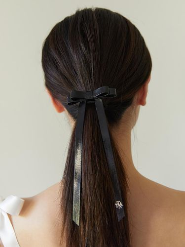 Leather Ribbon Tie Hair String - TATIANA - Modalova