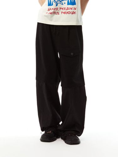 Crocheted Pocket Contrast Pants () - THREE TO EIGHTY - Modalova