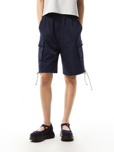 Lace Pocket Banding Shorts (Navy) - THREE TO EIGHTY - Modalova