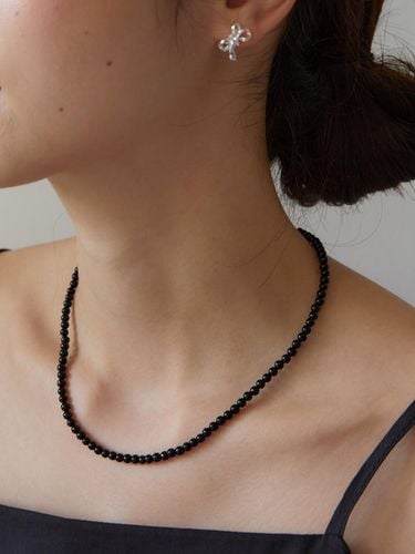 Star Toggle 4mm Onyx Necklace - TATIANA - Modalova