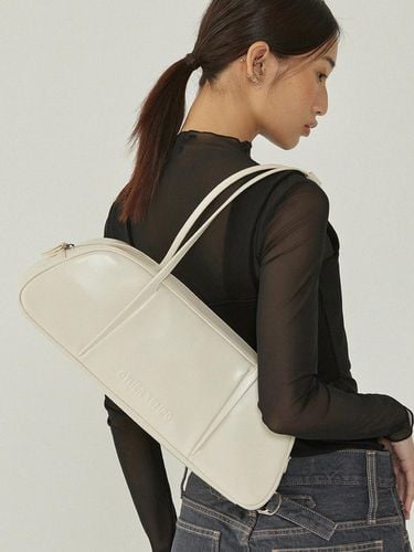 Staccato Large Shoulder Bag_White - OTHER TEMPO - Modalova