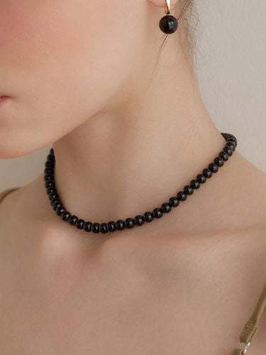 Onyx Ball Necklace - TATIANA - Modalova