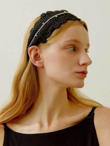 Big Lace Line Hairband - Jean Paul Clarisse - Modalova