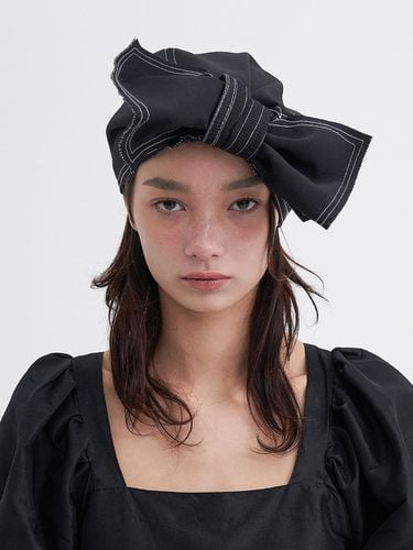 Ribbon Detail Turban - Brown Hat - Modalova