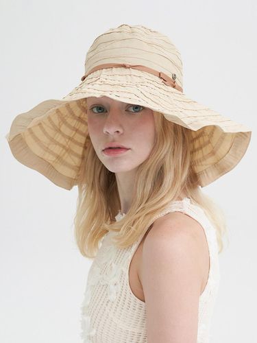 Soft Tie Wide Hat - Brown Hat - Modalova