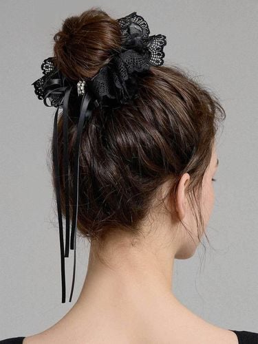 Lace Ribbon Scrunchie - Jean Paul Clarisse - Modalova