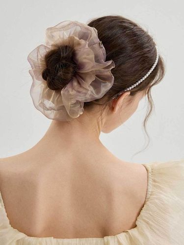 See-Through Organza Scrunchie - Jean Paul Clarisse - Modalova