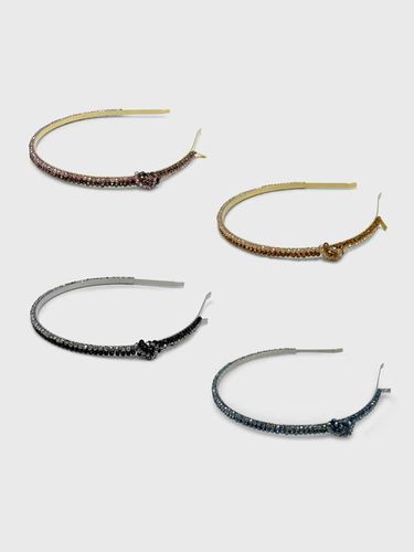 Knot Crystal Hairband - Jean Paul Clarisse - Modalova