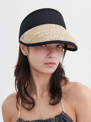 Straw Sun Visor - Brown Hat - Modalova