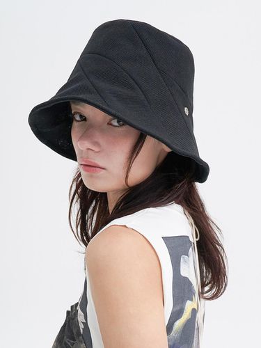 Delicate Pannel Hat - Black - Brown Hat - Modalova