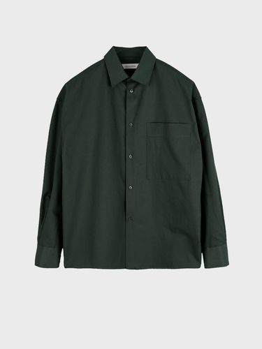 Peach Washing Over Shirt_Green - LIEU HOMME - Modalova