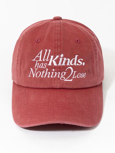 Nothing 2 Lose Pigment Washed Ball Cap - KINDS - Modalova