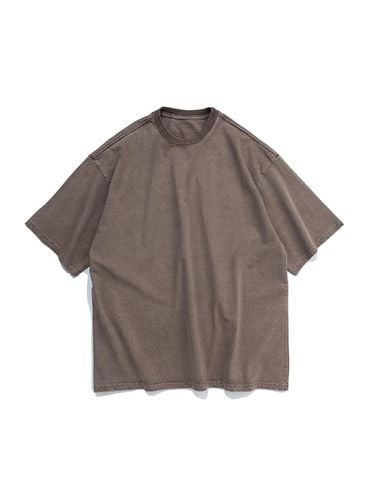 Signature Pigment T-shirt_Brown - KINDS - Modalova