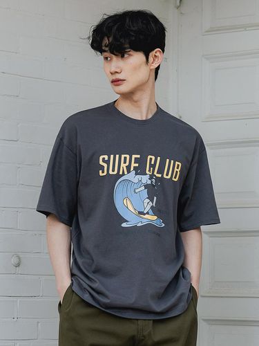 SURF CLUB MAN Oversized T-shirt (3 Color) - alvinclo - Modalova