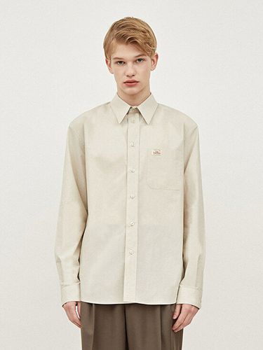 Embroidered D Shirt_Natural - ODD DEPARTMENT - Modalova