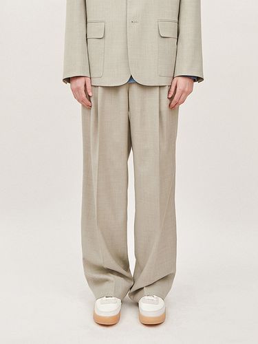 Side Adjust Wool Trousers_Gray - ODD DEPARTMENT - Modalova