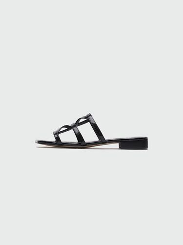 Yandal Logo Strap Sandals_Black - EENK - Modalova