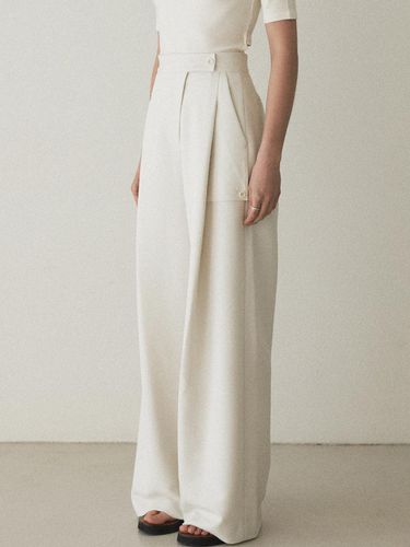 Outside Pocket Maxi Pants - Cream - AUBARD - Modalova