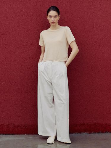 Banding Wide Pants - JOY GRYSON - Modalova