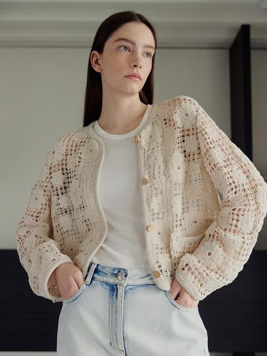 Lace Cardigan Jacket - JOY GRYSON - Modalova