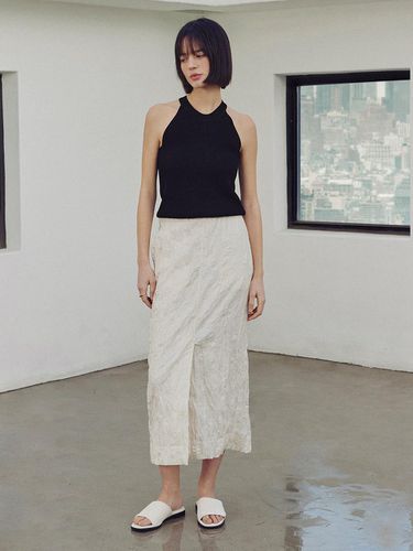 Wrinkle H-Line Skirt - JOY GRYSON - Modalova