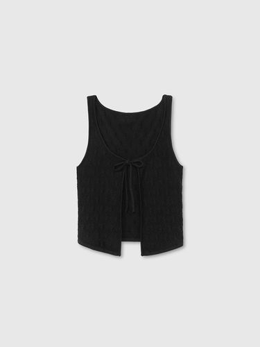 Maze Knit Vest - Black - NIEEH - Modalova