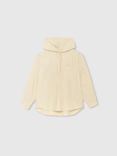 Pastel Hooded Shirt - Yellow - NIEEH - Modalova