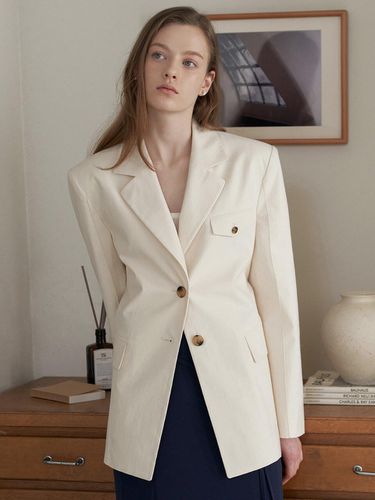 Overfit Belted Cotton Jacket - ARTID - Modalova