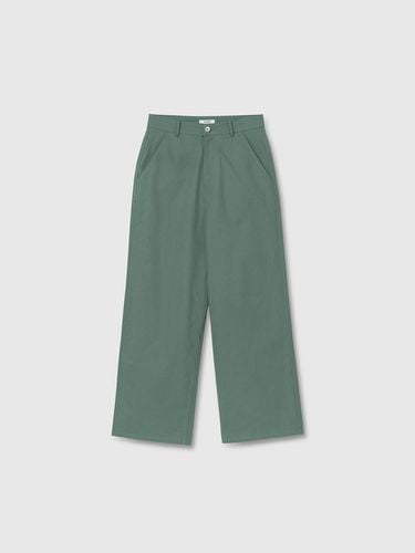 Wide Chino Pants - Green - NIEEH - Modalova