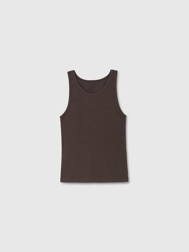 Slim Sleeveless Top - Brown - NIEEH - Modalova