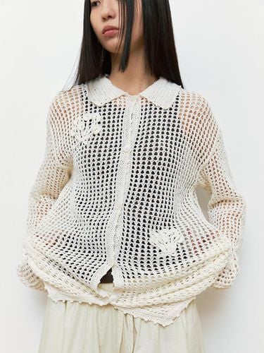 Fantastic Eyelet Cardigan - NIEEH - Modalova