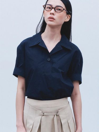 Half Placket Shirts Blouse (KE4360M03R) - kuho plus - Modalova