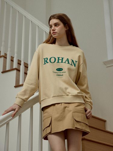 Embroidery Sweatshirt - Yellow - Charles de Rohan - Modalova