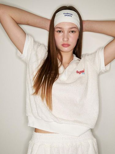 Terry Polo Top (Off-White) - The Sweat. - Modalova