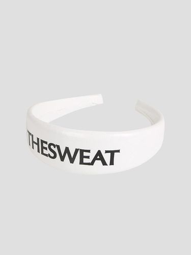 Eco Leather Hairband_White - The Sweat. - Modalova